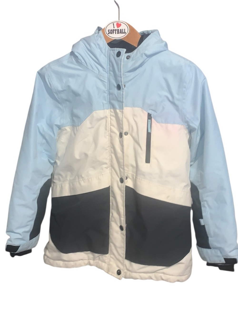 Swiss Tech Girls Waterproof Ski Jacket with Hood Insulated Pockets